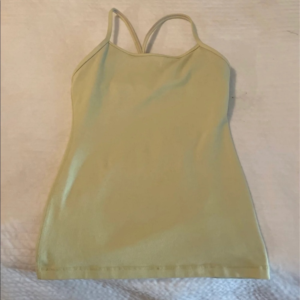 LuluLemon power Y tank- size 4
